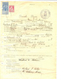 Z278 DOCUMENT VECHI -SCOALA COMERCIALA , BRAILA - STELIAN D. CUSTURA -AN 1925