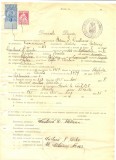 Z278 DOCUMENT VECHI -SCOALA COMERCIALA , BRAILA - STELIAN D. CUSTURA -AN 1925