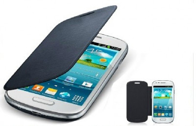 Husa albastru inchis - negru flip pentru Samsung Galaxy S3 i9300 foto