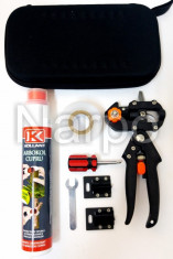 Kit pentru altoit TRUSA Cleste altoire + Mastic Arbokol + Banda altoit foto