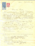 Z257 DOCUMENT VECHI -SCOALA COMERCIALA , BRAILA -DUMITRU I. ARGHIROPOL -AN 1925