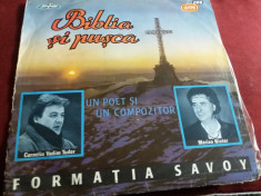 DISC VINIL FORMATIA SAVOY - BIBLIA SI PUSCA foto