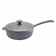 Tigaie grill de fonta cu capac 26cm Sapir SP4617A24 foto