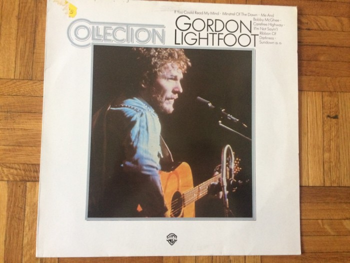 gordon lightfoot collection best disc vinyl lp muzica pop folk country 1982 VG+
