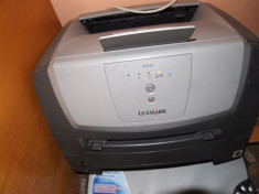 Imprimanta Lexmark E250D in stare buna de functionare + praf de reincarcare foto