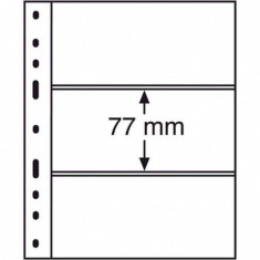 SET-10 buc FOLIE / FOLII OPTIMA BANCNOTE 3C , dim 252 x 202 mm LEUCHTTURM foto