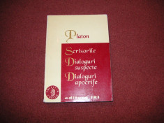 Platon - Scrisorile . Dialoguri suspecte . Dialoguri apocrife foto