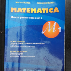 MATEMATICA M1 CLASA A XII A - BURTEA