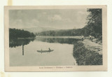 Cp Romania Sibiu : Lacul Dumbravei - 1923, Circulata, Fotografie