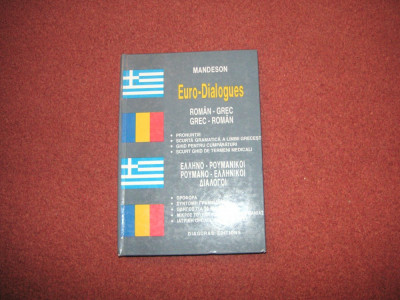 Euro-dialogues roman - grec, grec - roman - pronuntie, scurta gramatica, ghid foto