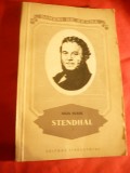 Iulia Soare - Stendhal - Ed. 1957 Ed.Tineretului , 128 pag. si fotografii