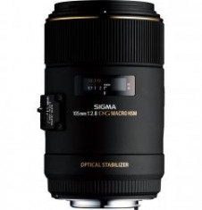 Obiectiv foto Sigma 105mm F2.8 EX DG OS HSM Macro, montura Nikon F foto