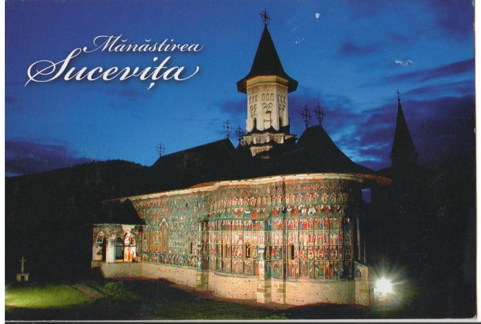 CPI (B9736) CARTE POSTALA - MANASTIREA SUCEVITA