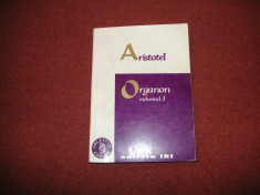 Aristotel - Organon - Volumul 1 foto