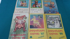 LOT 6 ALMANAHURI URZICA PERPETUUM COMIC/1988, 1987, 1986, 1985, 1983, 1980 foto