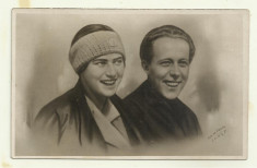 cp Romania : Principesa Ileana si sotul sau - anii 1930 foto