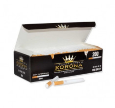 Tuburi tigari KORONA - 200 buc. la cutie pentru injectat tutun foto