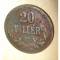 20 Filler 1917 KB bronz moneda maghiara Imperiul Austro-Ungar-2.2cm.