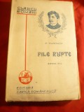 Al.Vlahuta - File rupte - Ed. IIIa 1929 Cartea Romaneasca , 230 pag