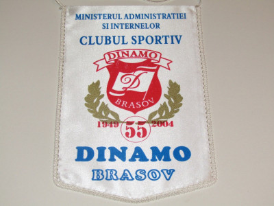 Fanion - Clubul Sportiv DINAMO BRASOV (aniversare 55 de ani) foto