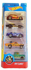 Set Hot Wheels Hw Flames Cars (Set Of 5) foto