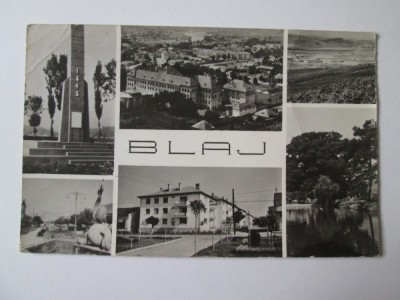 Carte postala Blaj circulata 1963 foto