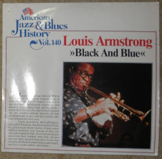 vinyl Louis Armstrong - Black and Blue (American jazz&amp;amp;blues History vol. 140)VG+ foto