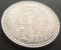 Moneda 5 Lei - RS ROMANIA, anul 1978 *cod 315 - UNC DIN FASIC foto