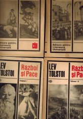Lev Tolstoi - Razboi si pace, vol 1, 2, 3, 4 foto