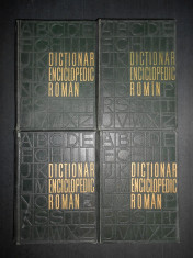 DICTIONAR ENCICLOPEDIC ROMAN 4 volume (1962-1966) foto