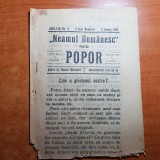 neamul romanesc pentru popor 6 ianuarie 1910 anul 1,nr. 2-art. scris de n. iorga