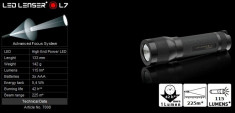 Lanterna Led Lenser L7 200lm A8.Z7058 foto
