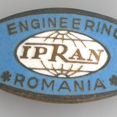 ENGINEERING - IPRAN - ROMANIA 1970 - Insigna email