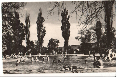 CPI (B9777) CARTE POSTALA - ORADEA. BAILE &amp;quot;VICTORIA&amp;quot;, ASPECT DE LA STRAND, RPR foto