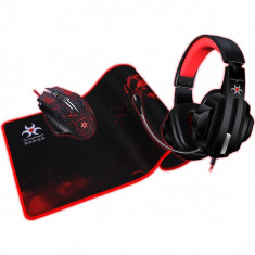 Kit Gaming Mouse Casti Mousepad Myria Mg7514 foto