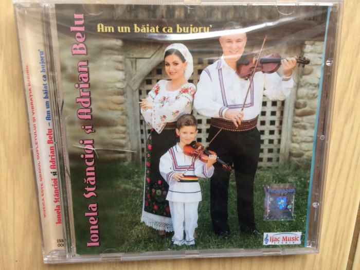 ionela stancioi si adrian belu am un baiat ca bujoru cd disc muzica populara nou