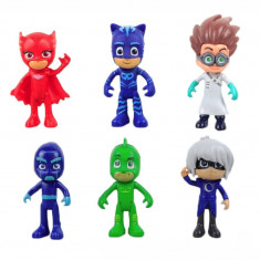 6 figurine eroi in pijamale eroi in pijama pjmasks pj masks sopi pisoi bufnita foto