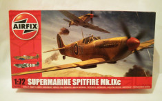 Macheta avion Airfix Supermarine Spitfire Mk.IXc scara 1:72, original, complet foto