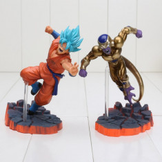 Set figurina Dragon Ball Z Super Goku Freeza 14 cm foto