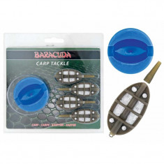 Set 4 Momitoare Method Feeder Baracuda Greutati 15 32 40 60 grame + Compresia foto