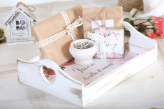 Watercolor Roses Special Gift Set- Set Cadou Tava Personalizata foto