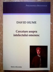 David Hume - Cercetare asupra intelectului omenesc {2014} foto