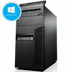 Calculator Refurbished Lenovo ThinkCentre M83 Tower, Intel Core i3-4130 3.40 GHz , 4 GB DDR3, 500 GB HDD, Windows 10 Pro preinstalat foto