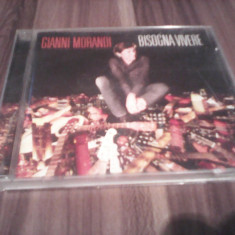 CD ALBUM GIANNI MORANDI-BISOGNA VIVERE ORIGINAL SONY MUSIC 2013