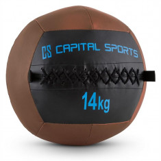 Sport capital Wallba 14 minge medicinala 14 kg de piele maro foto
