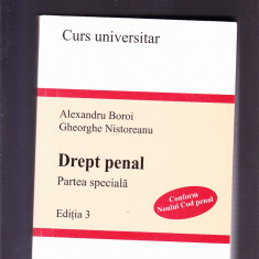 DREPT PENAL -PARTEA SPECIALA -EDITIA -3