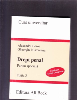 DREPT PENAL -PARTEA SPECIALA -EDITIA -3 foto