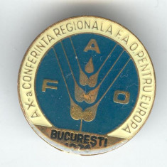 A Xa Conferinta Regionala F.A.O. Pt Europa 1976, Insigna Romania