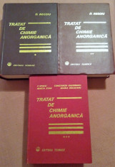 Tratat De Chimie Anorganica. 3 Volume - D.Negoiu, P. Spacu foto