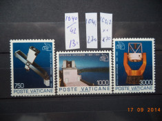 1991 Vatican Mi 1040 - 1042 Serie completa** foto